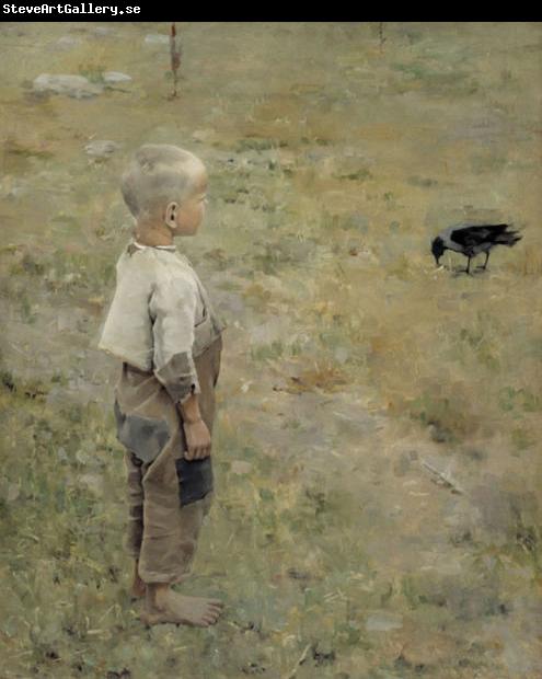 Akseli Gallen-Kallela Boy with a Crow